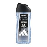 adidas Dynamic Pulse 3-in-1 douchegel voor hem, houtachtige en frisse geur, 250 ml
