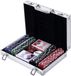 HOMCOM Set de jetons de poker - Aluminium