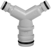 Cellfas IDÉAL™ Reductie-T-Stuk 1" - UNI FIT™ Slangverdeler - Driewegkoppeling voor Tuinslang - Max. 6 bar - PP