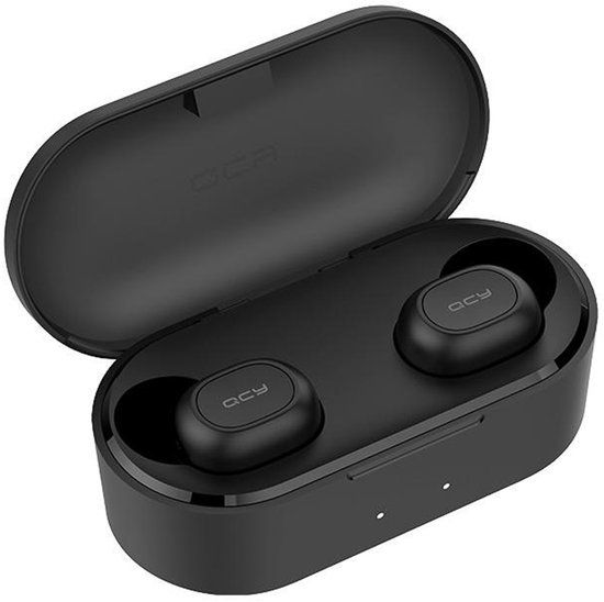 QCY T2C (2e gen) - Volledig draadloze oordopjes - Zwart