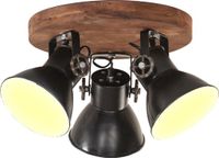 vidaXL Plafondlamp industrieel 25 W E27 42x27 cm zwart
