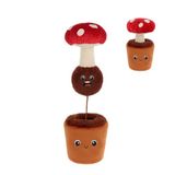 KEELECO - Pluche paddenstoel verrassing, 25 cm, van gerecycled polyester