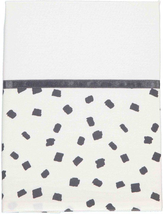 Briljant Baby - Ledikant Laken Flocks - Antraciet - 100x150