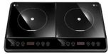 LIN Table de cuisson à induction avec deux zones de cuisson, modèle LIN LI-35P2N