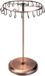 Merkloos / Sans marque QWORK Draaibare sieradenstandaard met 23 haken, Messing, Brons
