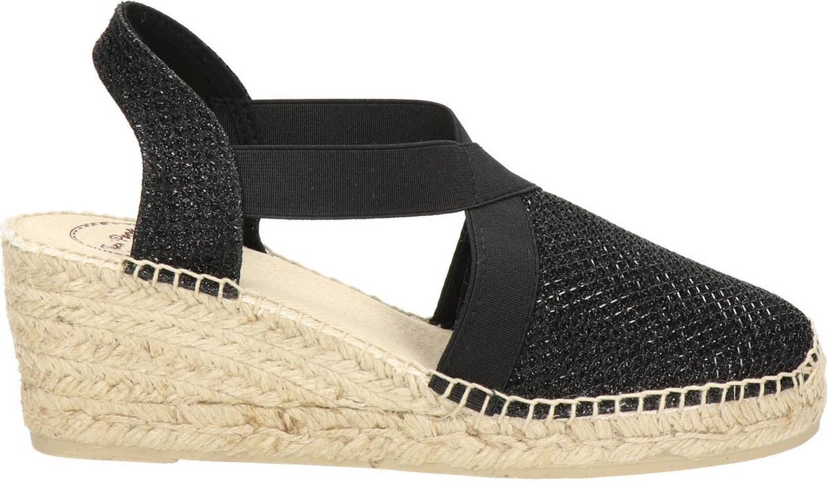 Toni Pons Triton Dames Espadrilles - Zwart - Maat 39