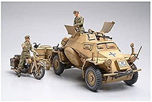 tamiya 300035286 - 1:35 WWII speciale motorvoertuig 222 spaai-tank Noord Africa (3)