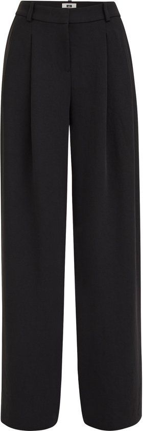 WE Fashion DAMES THE FLOWY TROUSERS Black