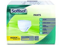 Soffisof Air Dry 36715 luier, type pants pull-up, gemiddelde incontinentie, extra absorptie voor de dag, 6 verpakkingen van 14 stuks, maat M