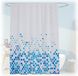 Merkloos Relaxdays douchegordijn - 180x200 cm - anti-schimmel - wasbaar - polyester - stippen