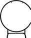 Sela SEGOSTR2 Round Gong Table stand pied de table pour gong 28 pouces