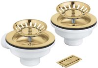 Grohe Afvoerzeef voor spoelbak met accessoires, geborsteld Cool Sunrise 40997GN0