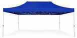 Easy-up partytent ALU 4x6 m reservedak – PVC 450 g/m², waterdicht, sans cadre - Bleu