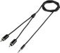 SpeaKa Professional SP-7870488 Cinch/Jackplug Audio Aansluitkabel [2x Cinch-stekker - 1x Jackplug male 3,5 mm] 3.00 m