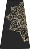 Bol Tapis de yoga matelassé antidérapant extra large extra épais 183 x 61 x 06 cm - fitness pilates 72 x 24 inch Noir