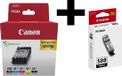 Canon PGI 580/CLI 581 - Inktcartridges - 2x Multi en Zwart + Retourzakje