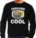 Bellatio Decorations Bol Dieren jaguars/ luipaarden sweater zwart heren - jaguars are serious cool trui - cadeau sweater luipaard/ jaguars/ luipaarden liefhebber M