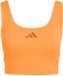 Adidas Damestanktop Optime Workout Twist Light Oranje Polyester