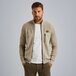 PME Legend Vest met ritssluiting - Zip jacket cotton double face - Beige - XL - Mannen