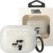 Karl Lagerfeld KLAPHNKCTGT hoesje voor AirPods Pro - Transparant Glitter Karl&Choupette