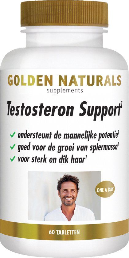 Golden Naturals Testosteron Support - 60 veganistische tabletten