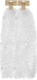 Inge-glas Inge Christmas Goods Kerstslingers - 2x - wit - folie - 270 cm
