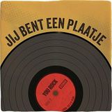 spreuktegel Deco Tile Jij Bent Een Plaatje - decoratieve keramische tegel - origineel cadeau en wanddecoratie - Flamingo