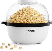 Princess 292980 Popcornmaker - 450W - White - Includes Serving Bowl