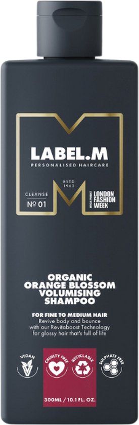 Label.M Organic Orange Blossom Volumising Shampoo - 1000ml