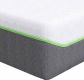 vidaXL Matras Wit en Grijs 80 x 160 cm Jacquard stof