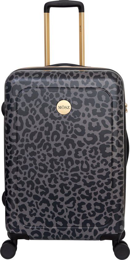 Mosz MŌSZ Lauren Hardcase Trolley - 66cm - Parterprint Zwart
