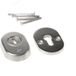 Dipanox JRS Set rosaces inox ovale Minho SKG*** avec KTB réglable