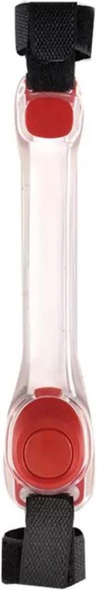 Jara Honden LED Verlichting Rood - Veiligheid in het Donker - Rubber - 7423549235208