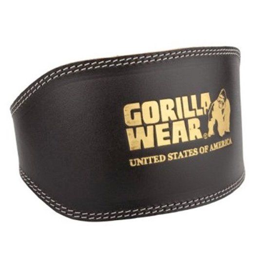 Gorilla Wear Full Leather padded belt - XXL/XXXL - 8718657046303