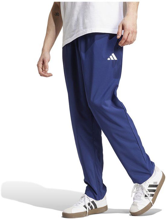 Adidas Essentials Small Logo Open Hem Stanford Trainingsbroek Blauw L / Regular Man