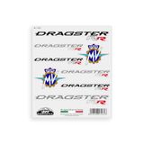 4R Quattroerre.it Stickers voor MV Agusta Dragster RR – set van 8 stickers, voorgesneden, water- en uv-bestendig, gemaakt in Italië, officieel gelicentieerd product, vel 160 x 135 mm
