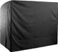 Markenlos Schommelbank voor 3 personen - Waterafstotend Oxford-design - 220 x 125 x 175 cm - Zwart