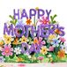 Paper Love Frndly 3D Happy Mothers Day pop-up kaart - 100% gerecycled en milieuvriendelijk, 8" X 6" Cover - Met Note Tag