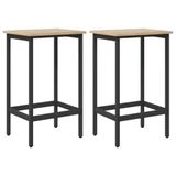 vidaXL Barkruk 2 st Sonoma Eiken 40 x 32 x 74 cm Bewerkt hout