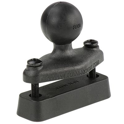 RAM Mounts RAP-B-238-BU Composite Diamond Ball Base with Backing Plate - Black