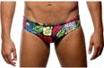 Turbo Island Slip de bain Multicolore 4XL Homme