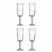 Bloomingville Asha Verre à vin - Transparent - 250 ml - Set de 4