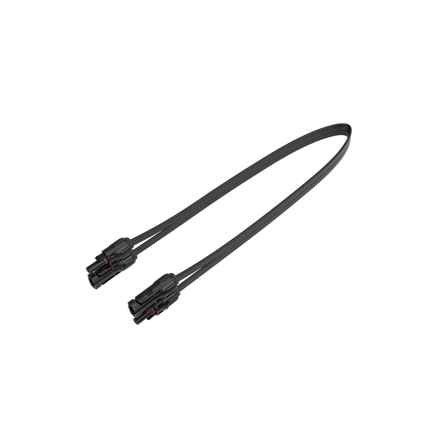 EcoFlow Super Flat MC4 Charging Cable - Black