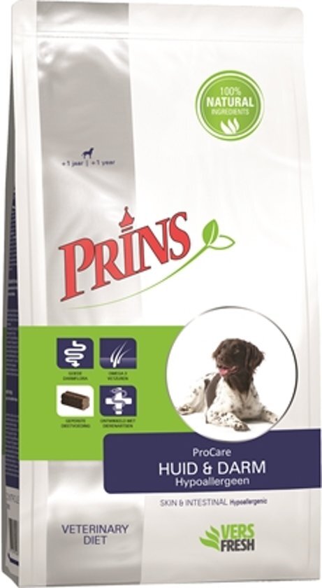 Prins Procare Croque Diet Skin&Intestinal - Hondenvoer - Eend 10 kg