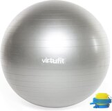 VirtuFit Yoga Bal - Anti-Burst Fitnessbal Pro - Grijs - 85 cm - Incl. Pomp