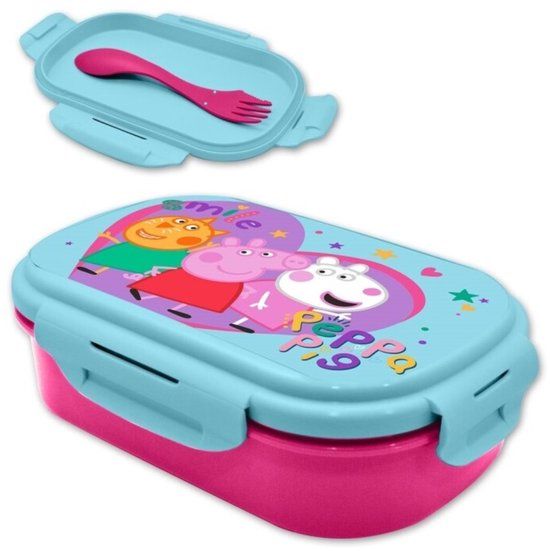 Peppa Pig Lunchbox met bestek