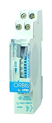 - Orbis OB400132 Uno D 230 Volt analoge verdelerklok