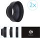 CamKix 2x Pare-soleil en caoutchouc 58mm