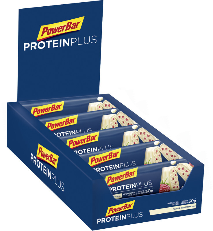 PowerBar ProteinPlus 33% Sportvoeding met basisprijs Vanilla-Raspberry 10 x 90g