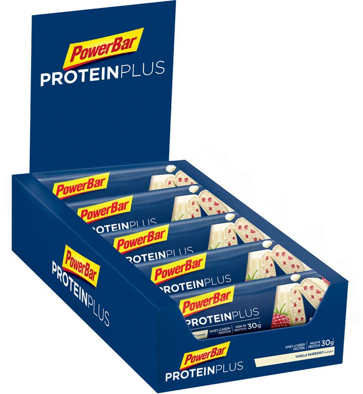 PowerBar ProteinPlus 33% Sportvoeding Vanilla-Raspberry 10 x 90g